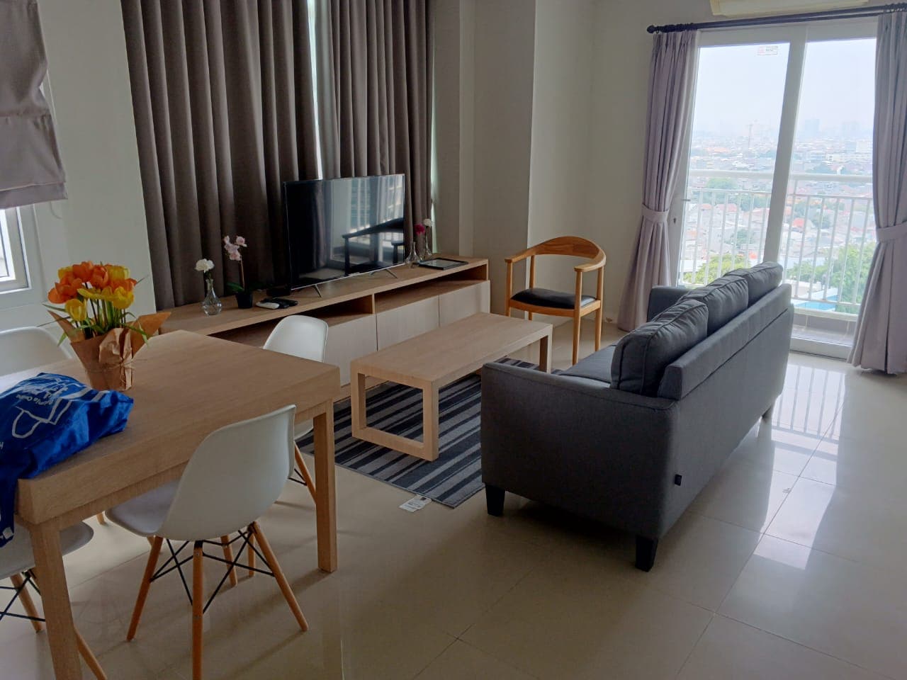 Dijual Apartemen Metro Park Residences Tower Milan 2 BR Furnished Posisi Hoek
